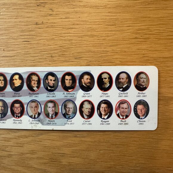 American Discovery Presidents of the United States Flexible Ruler, Circa 1999 - Picture 5 of 10